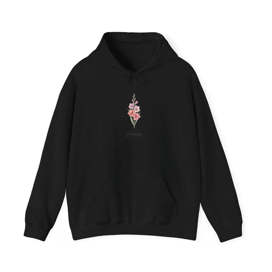 Birth Month Flower Hoodie | Personalized botanical watercolor, line art Printify