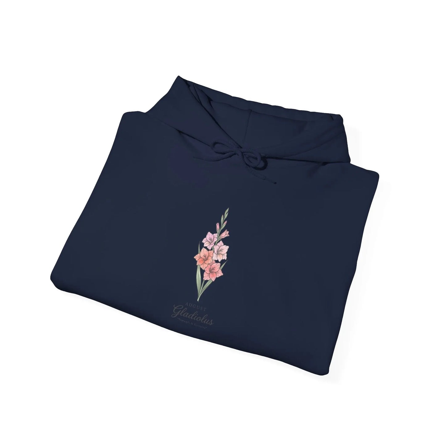 Birth Month Flower Hoodie | Personalized botanical watercolor, line art Printify