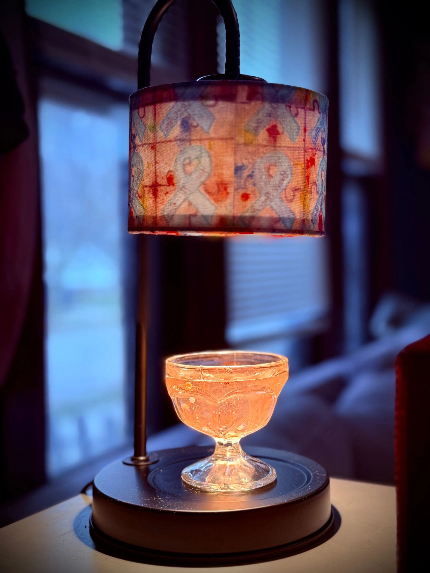 Candle Warmer Lamp + Shade Nurture and Brushes Boutique LLC