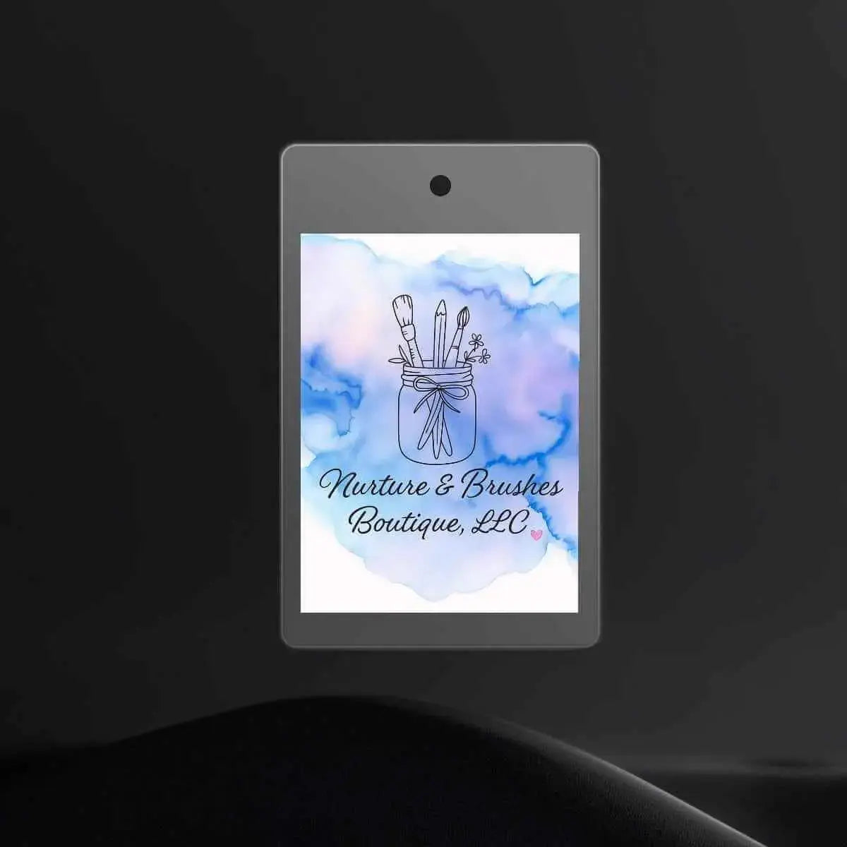 You're Not Alone Bottle Sleeve - Stay Hydrated in Style design featuring artistic watercolor background.