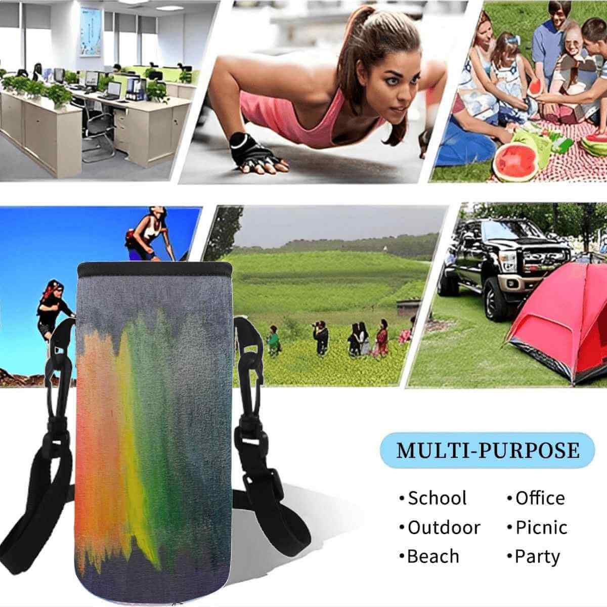 You're Not Alone Bottle Sleeve - Stay Hydrated in Style for school, outdoor activities, and picnics, featuring a vibrant design.