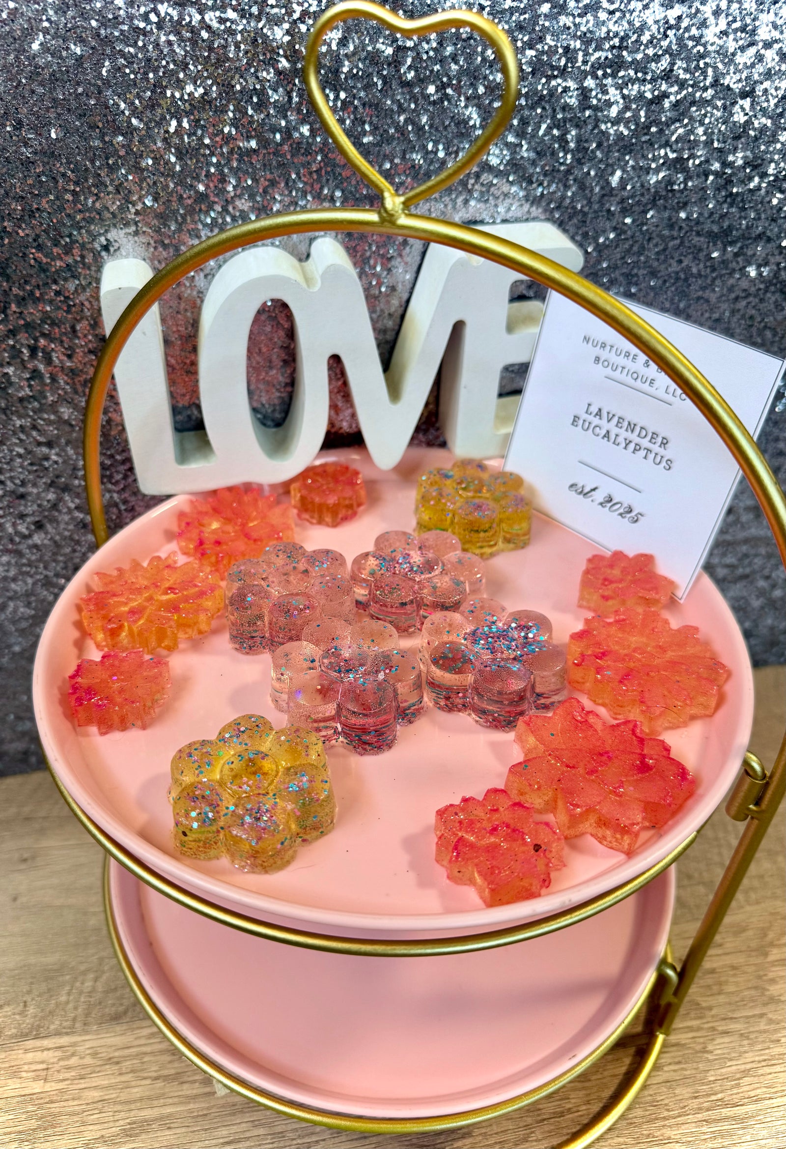 Luxury Tiered Gel Wax Melt Gift Set - Lavender Eucalyptus