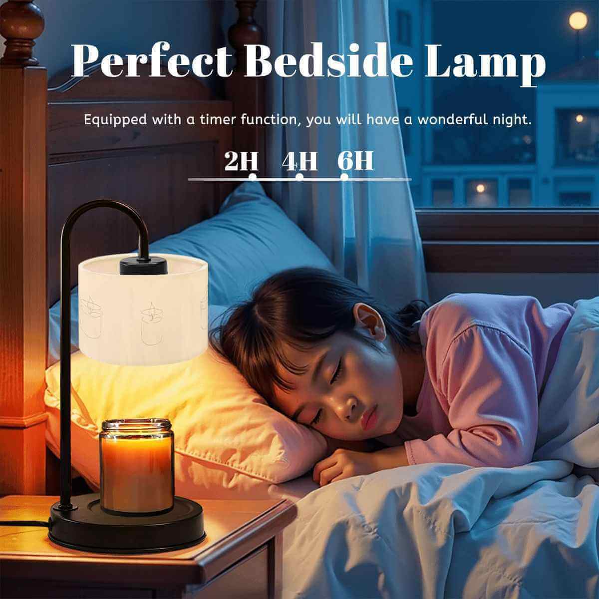 Candle Warmer Lamp + Shade