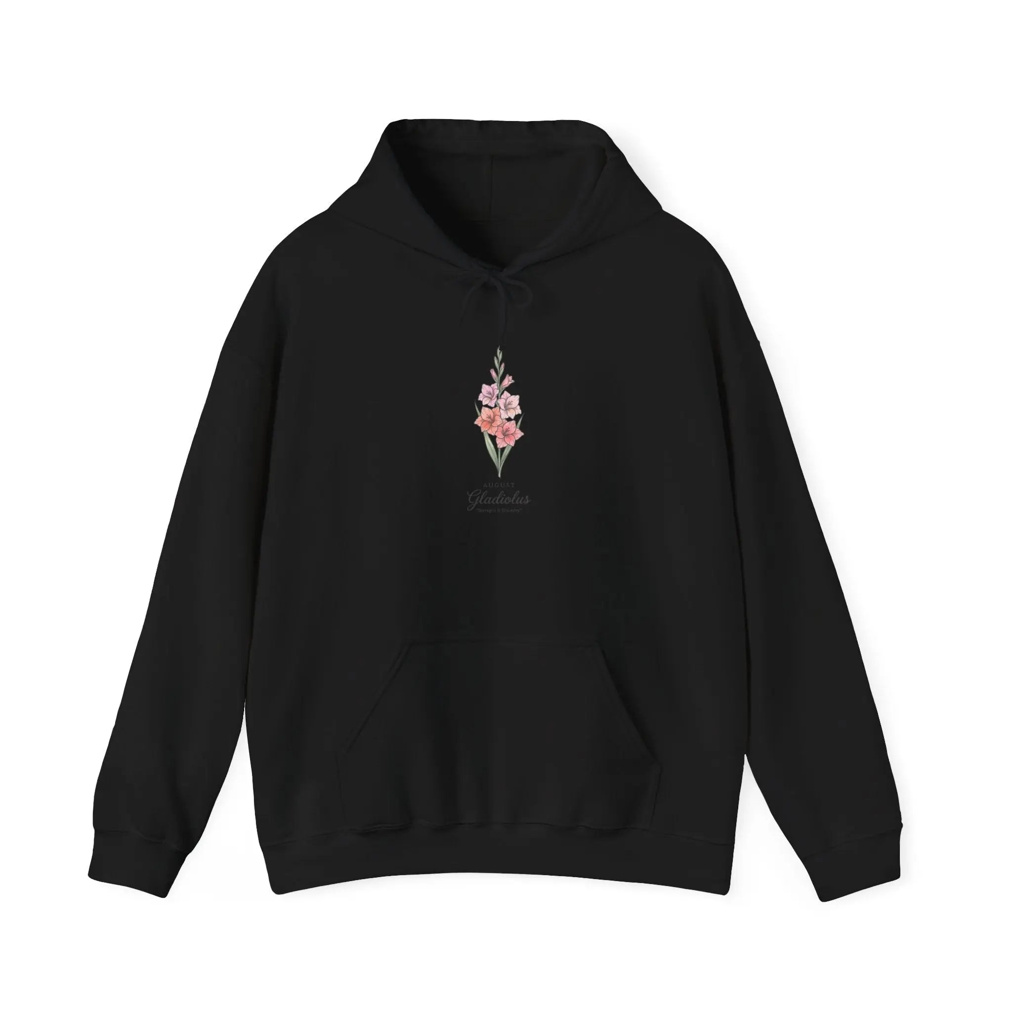 Birth Month Flower Hoodie | Personalized botanical watercolor, line art Printify