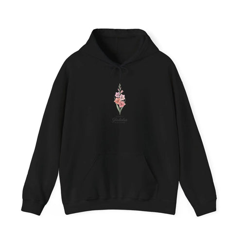 Birth Month Flower Hoodie | Personalized botanical watercolor, line art Printify