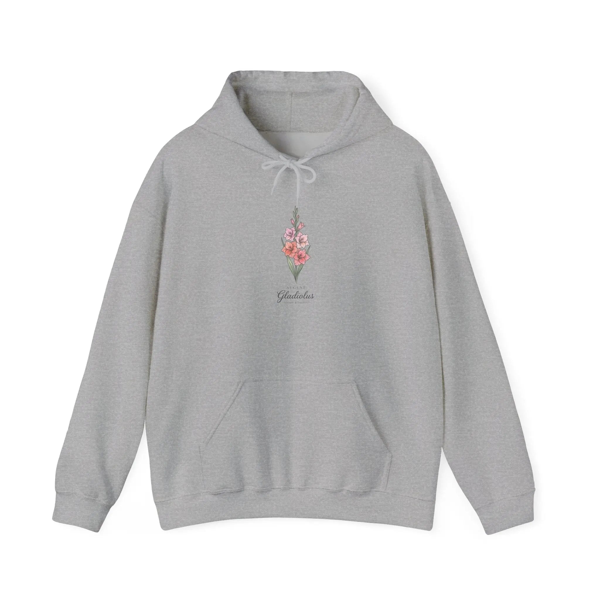 Birth Month Flower Hoodie | Personalized botanical watercolor, line art Printify