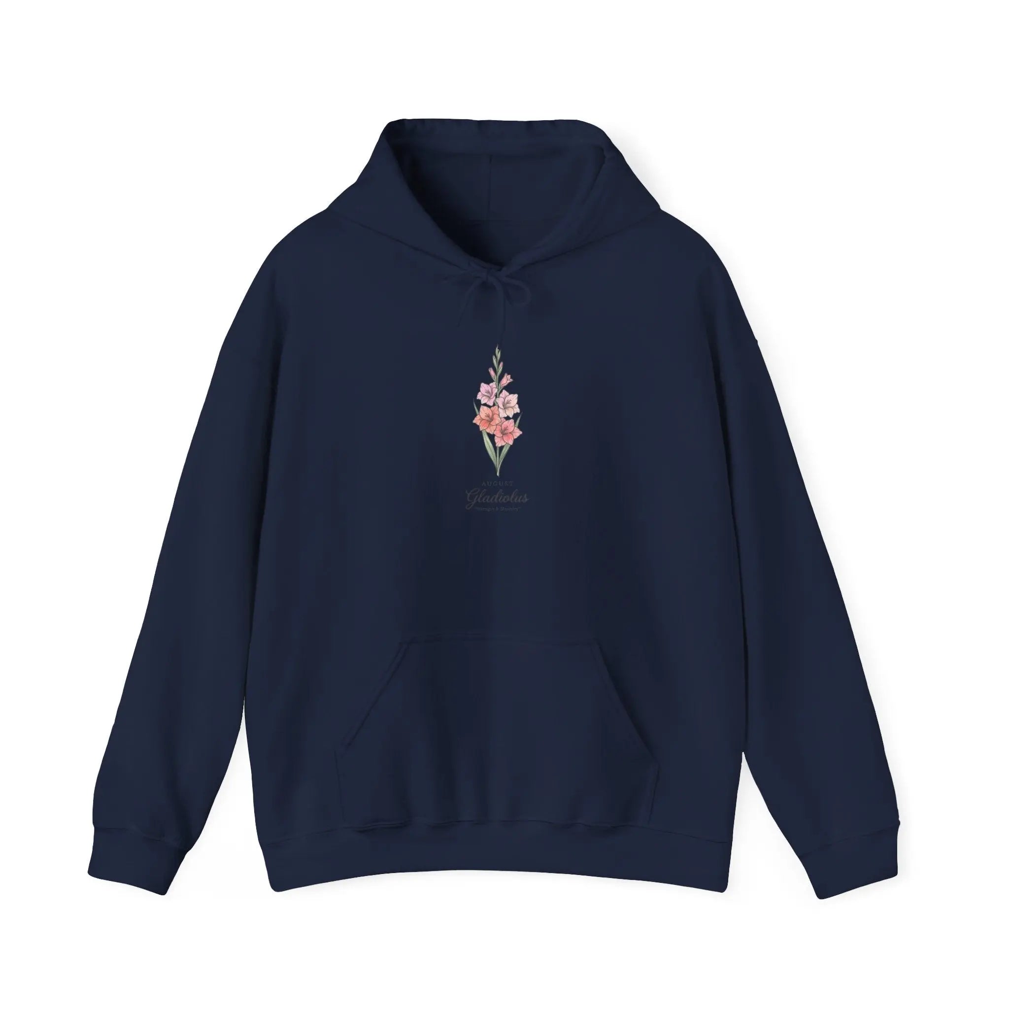 Birth Month Flower Hoodie | Personalized botanical watercolor, line art Printify