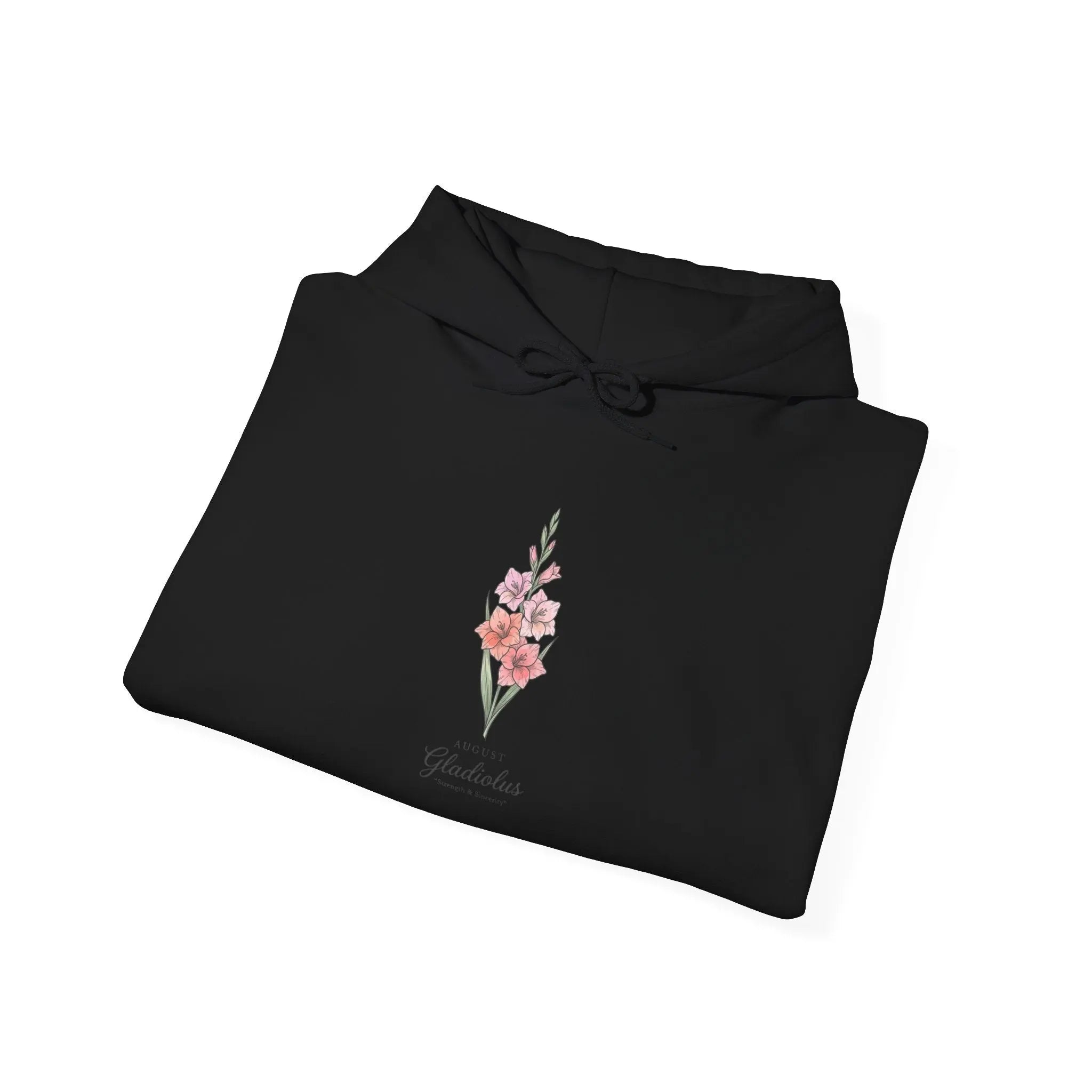 Birth Month Flower Hoodie | Personalized botanical watercolor, line art Printify