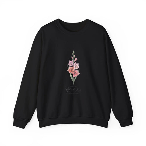 Gladiolus Birth Month Flower Sweatshirt | botanical watercolor, personalized Printify