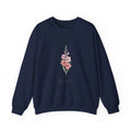 Gladiolus Birth Month Flower Sweatshirt | botanical watercolor, personalized Printify