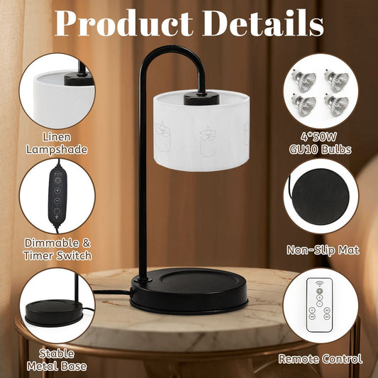 Candle Warmer Lamp + Shade